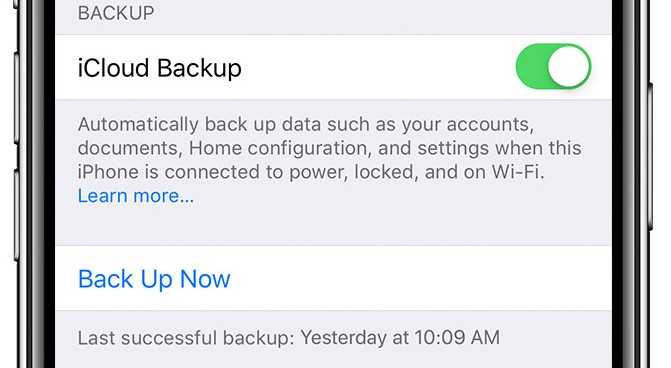 iCloud Backup