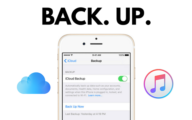 Backup iPhone til iCloud