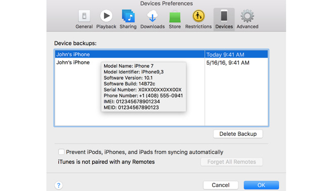 find iphone backup files in windows