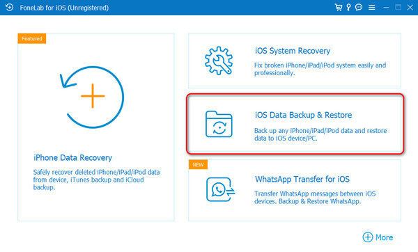 open ios data backup and restore feature