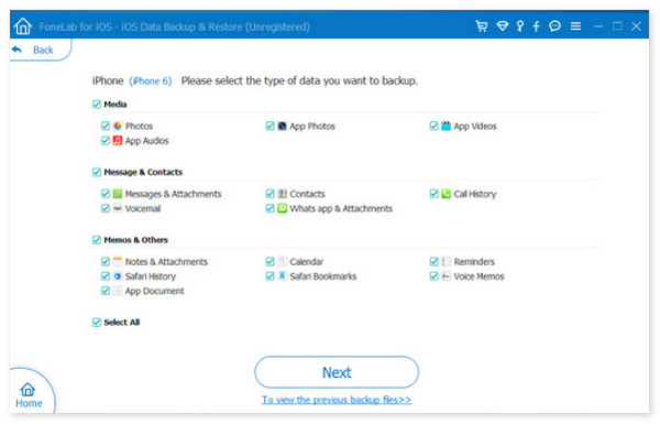 choose file types