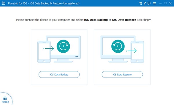επιλέξτε backup και επαναφέρετε το ios data backup