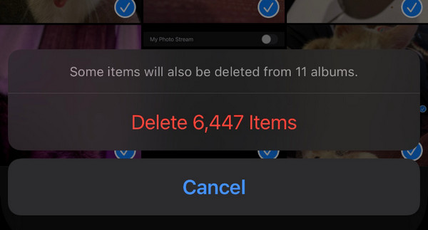effacer l'image sur les photos iCloud