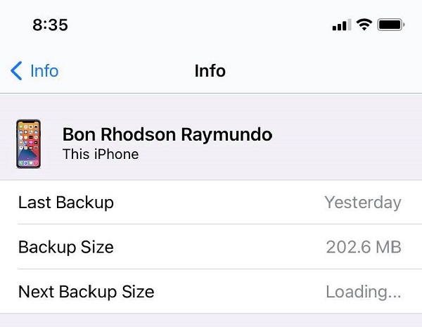 iPhone-Backup