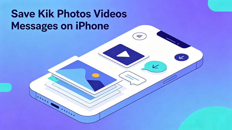 Save Kik Photos, Videos, and Messages on iPhone