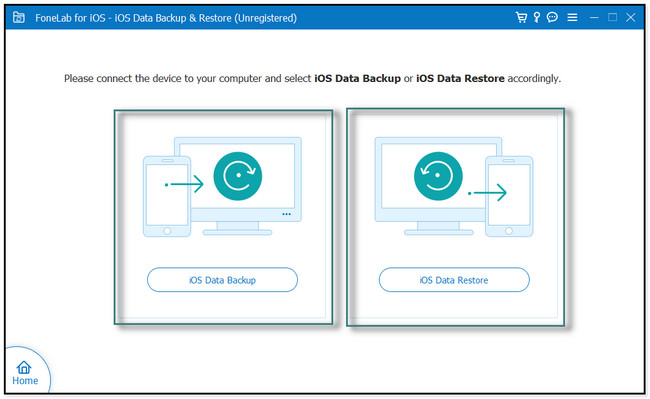 klicka på iOS Data Restore