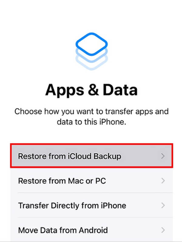 connectez-vous à votre compte iCloud