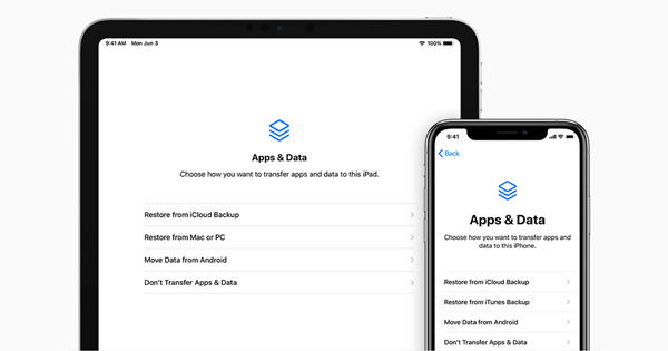 restore from icloud backup