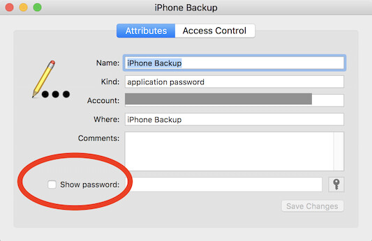 keresse meg az iTunes biztonsági mentési jelszavát