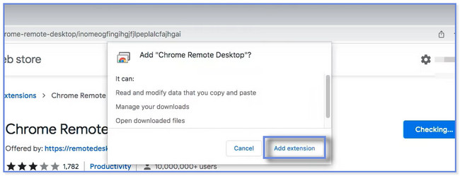 Click the Add Extension button