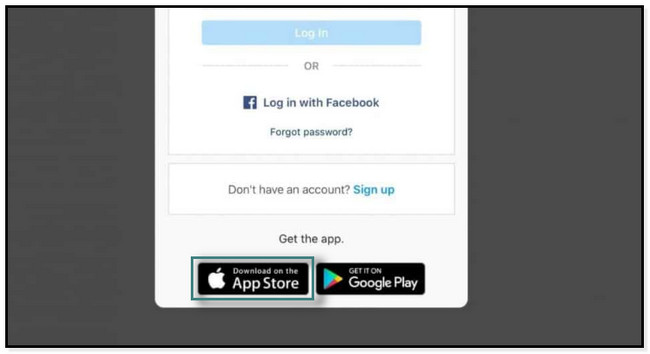 tap the Download on the App Store icon