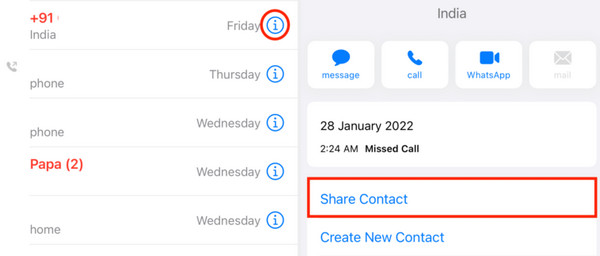 how to see no caller id on iphone