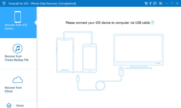 iPhoneをコンピュータに接続する