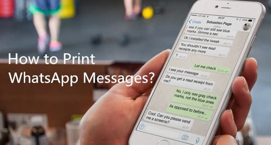 So drucken Sie WhatsApp-Nachrichten
