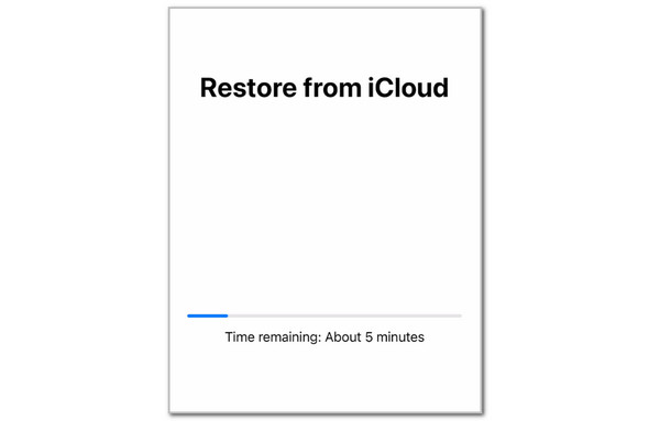 Restore From iCloud Screen