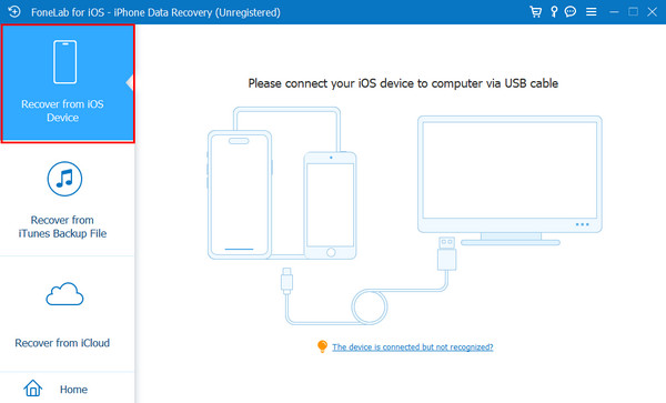 Click Recover From IOS Device Button