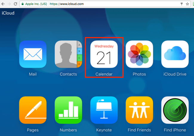 icloud calendar on iphone