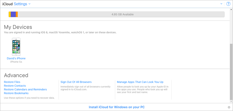 gendan kalendere fra icloud