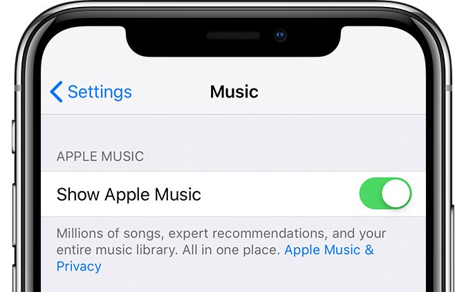 icloud müzik kütüphanesi