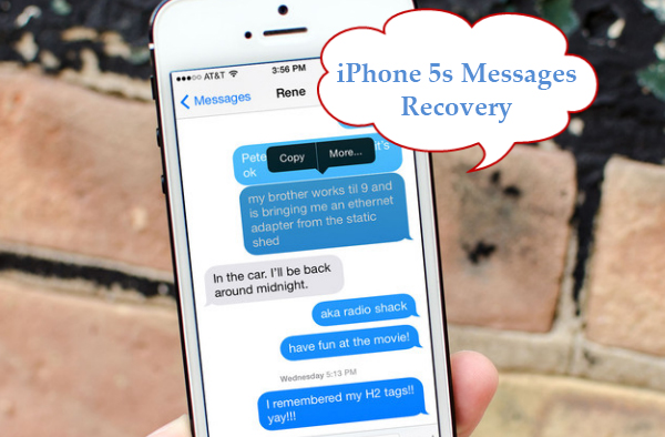 iphone 5s message recovery
