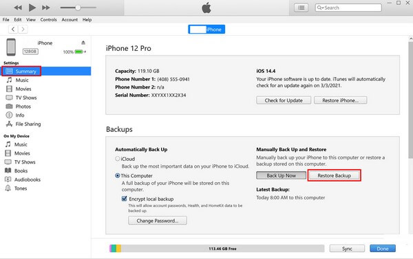 From iTunes