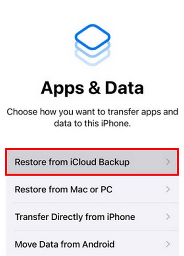 Recover iPhone MMS from iCloud Backup