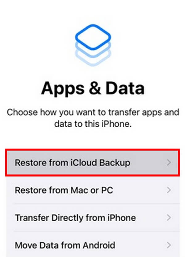 Recuperar iPhone MMS desde iCloud Backup