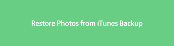 Restaurar fotos desde la copia de seguridad de iTunes