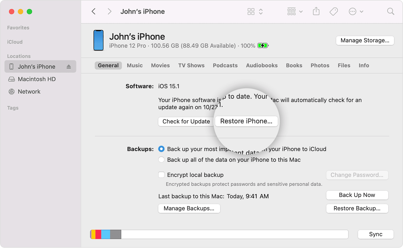 Как получить фотографии со сломанного iPhone через резервную копию iCloud