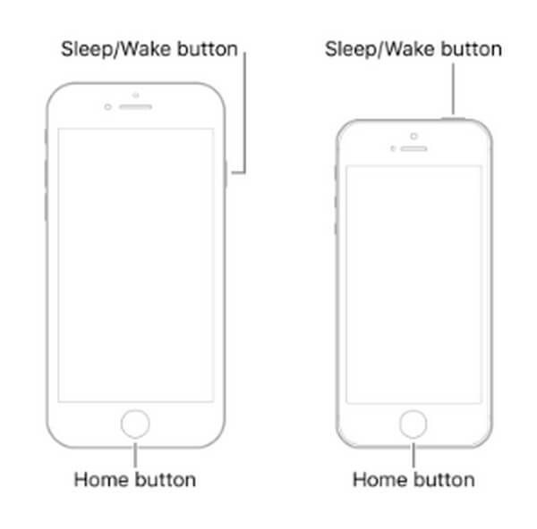 使用主頁按鈕重新啟動 iPhone