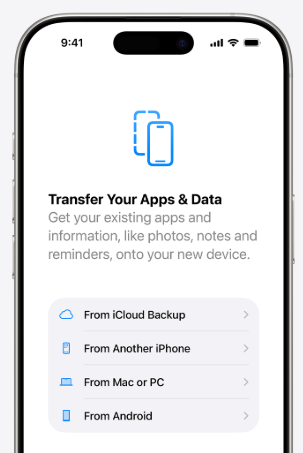 återställ iCloud
