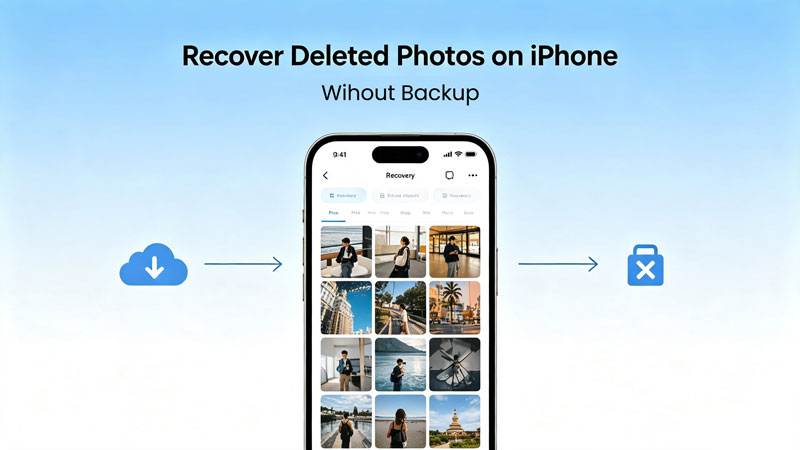 Recover Deleted Photos on iPhone Without Backup