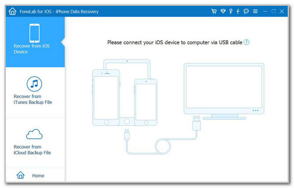 Click Recover From IOS Device Button