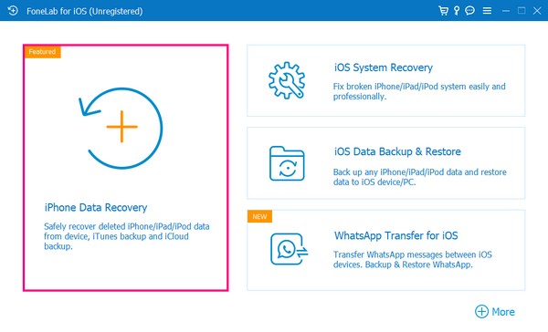 choose iPhone Data Recovery