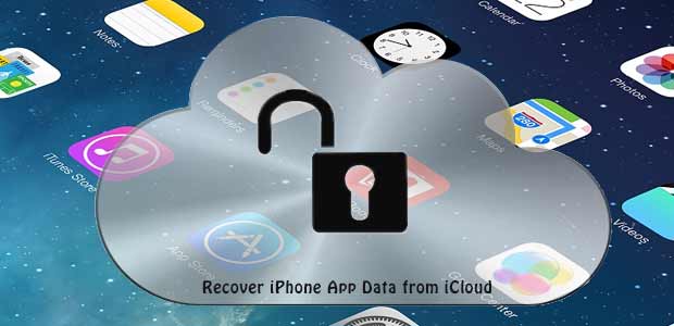 iPhone app-gegevens herstellen van icloud