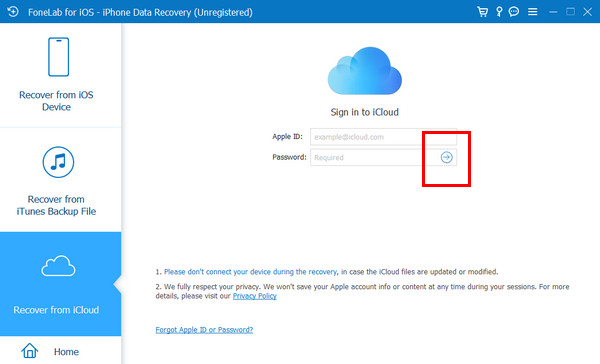 Click The Arrow Button