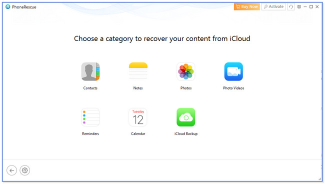 klik på iCloud Backup-knappen