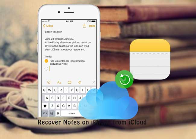 recuperar las notas del iPhone de iCloud