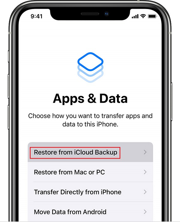 Récupérer iPhone Kik depuis iCloud