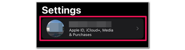 Tap Apple ID Aame