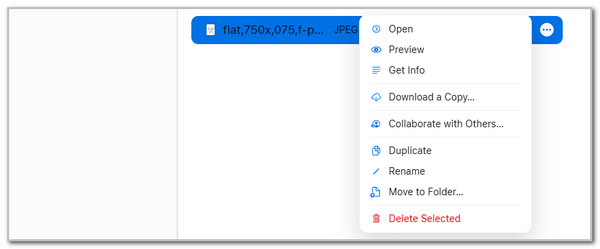 Click Download A Copy Button