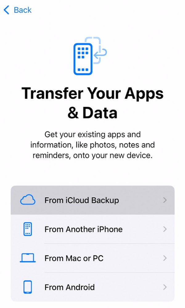 Restore iPad on iCloud