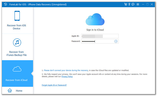 click recover from icloud