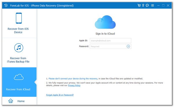 Enter Apple ID Credentials