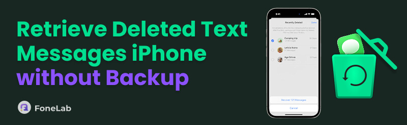 Retrieve Deleted Text Messages iPhone without Backup