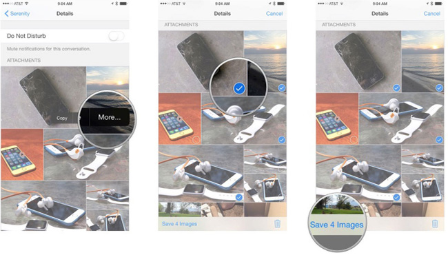 Save Photos from iPhone