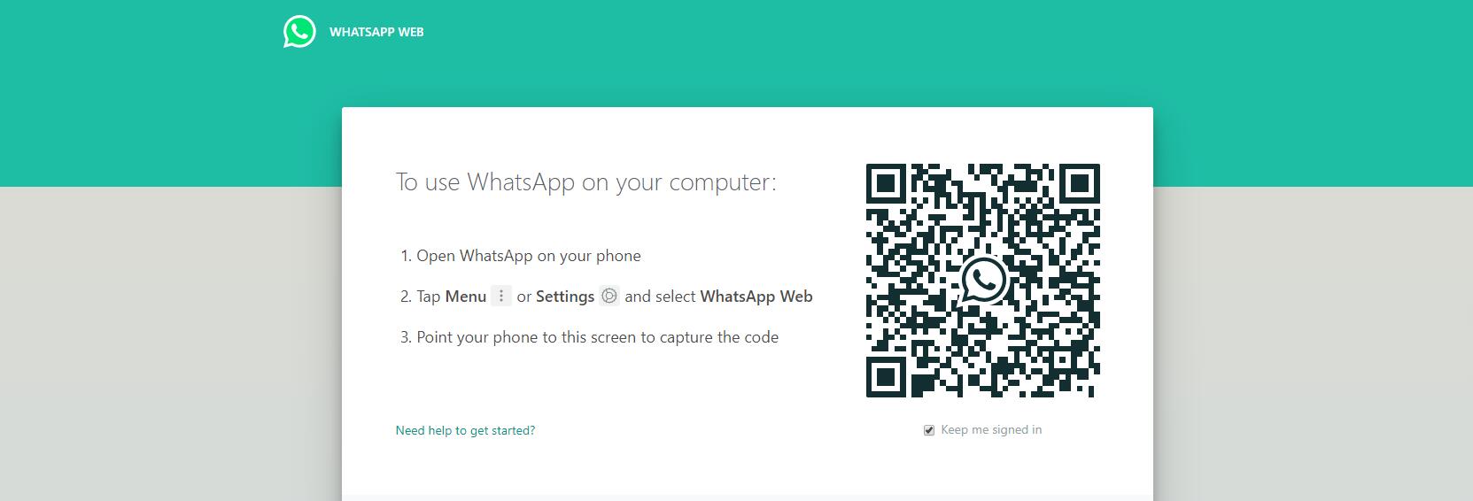 whatsapp web