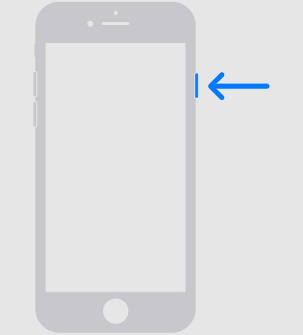 restart iphone with home button