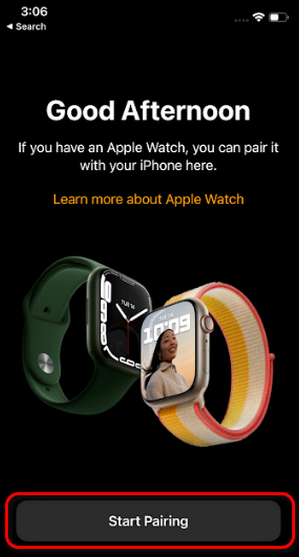 start repairing apple watch again
