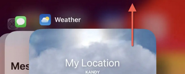 forcer la fermeture de l'application météo